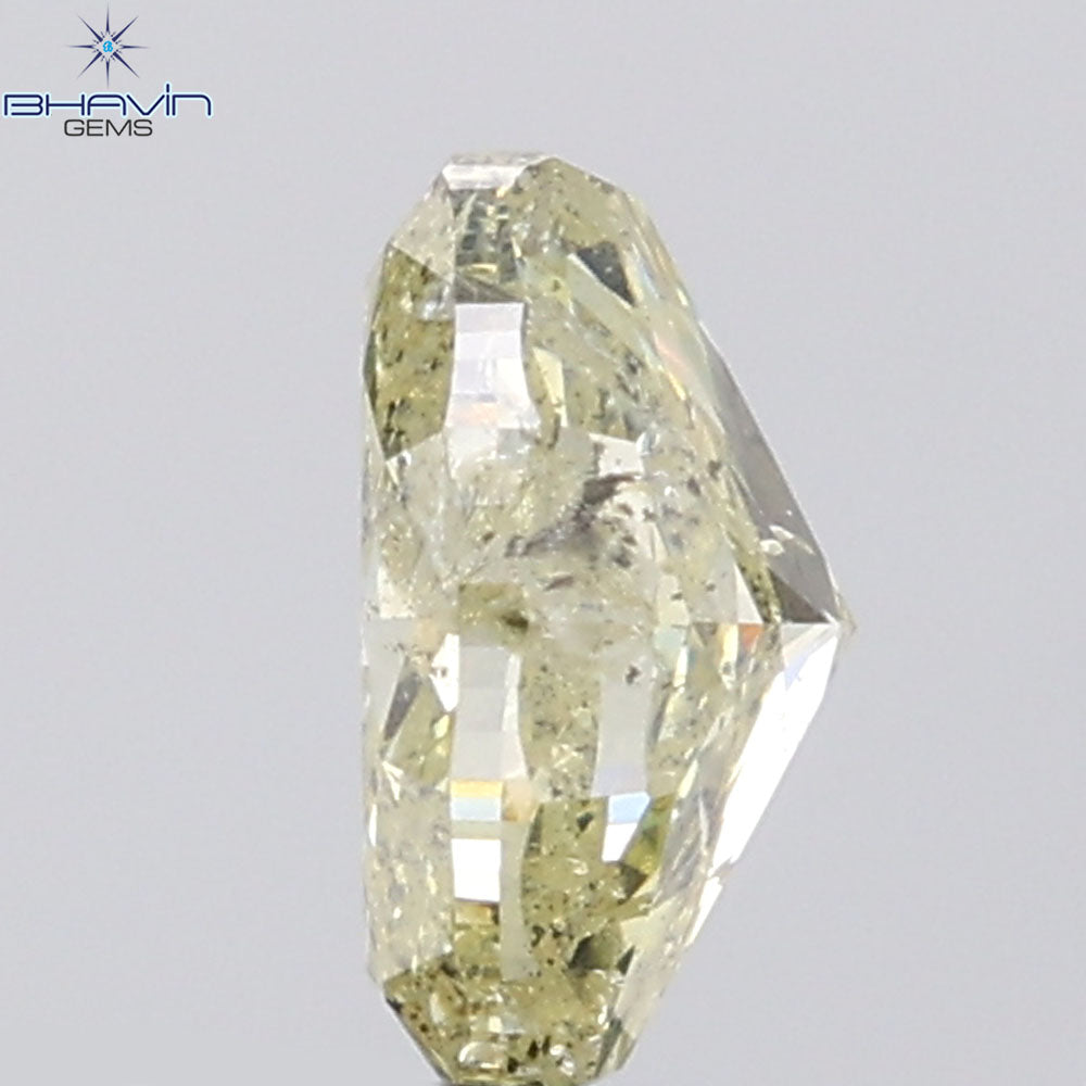 1.49 CT Oval Diamond Natural Yellow Color I1 Clarity (7.76 MM)