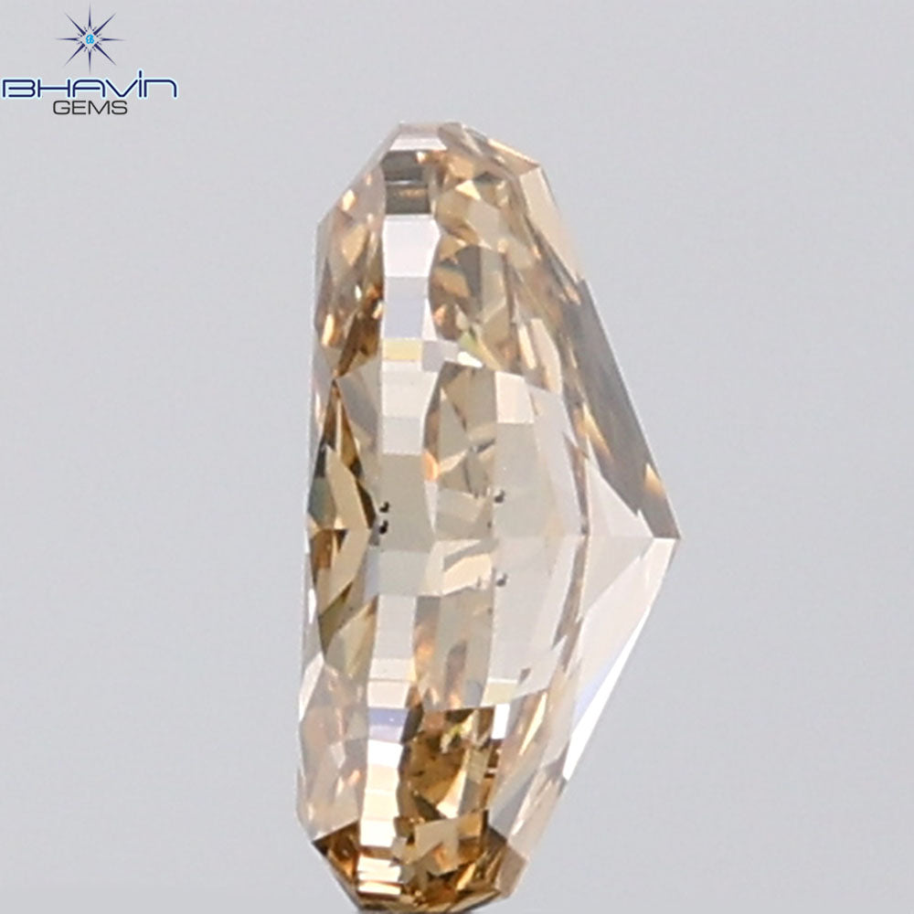 1.21 CT Oval Diamond Natural Brown Color VS1 Clarity (7.57 MM)