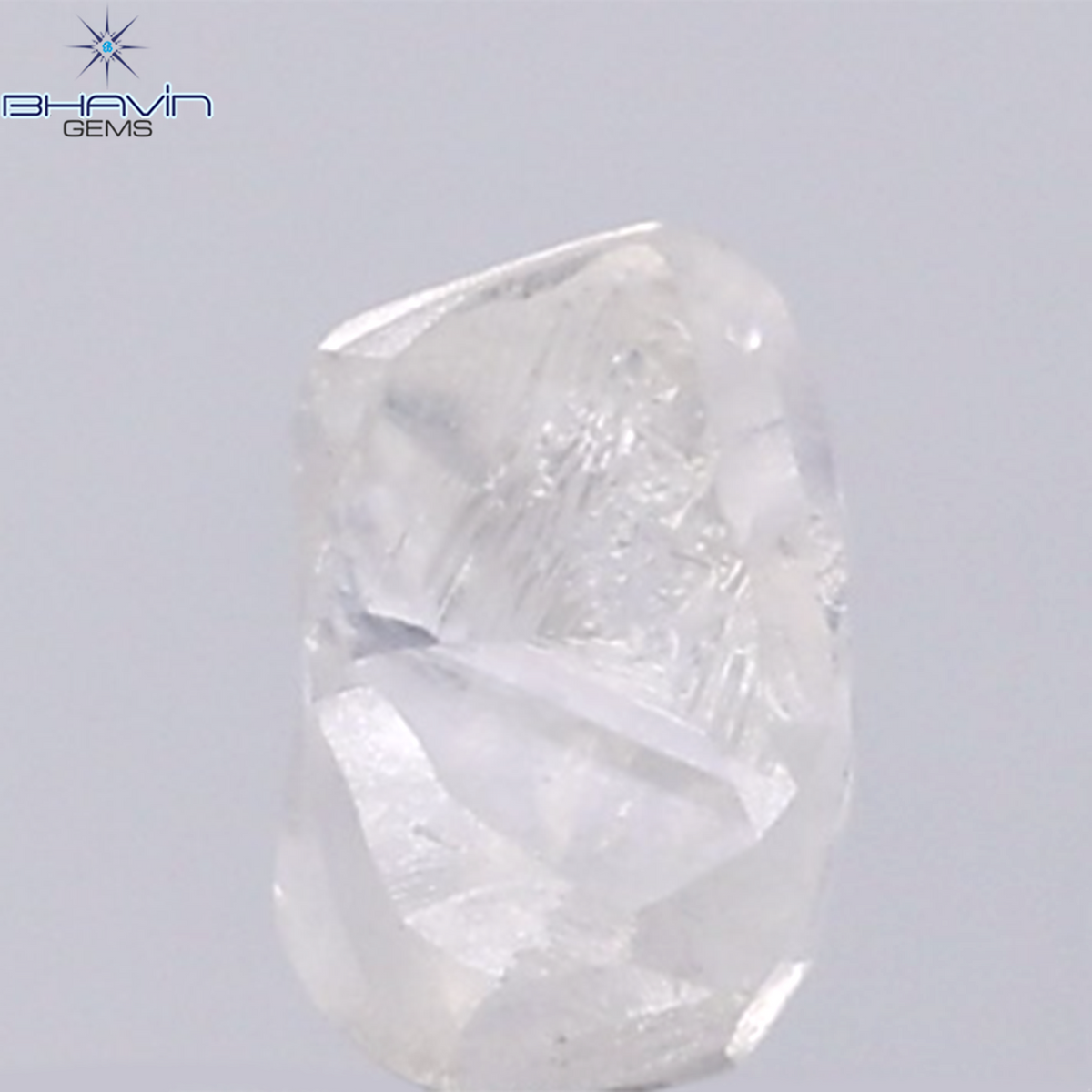 0.92 CT Natural Rough Diamond White Color Clarity VS (5.88 MM)