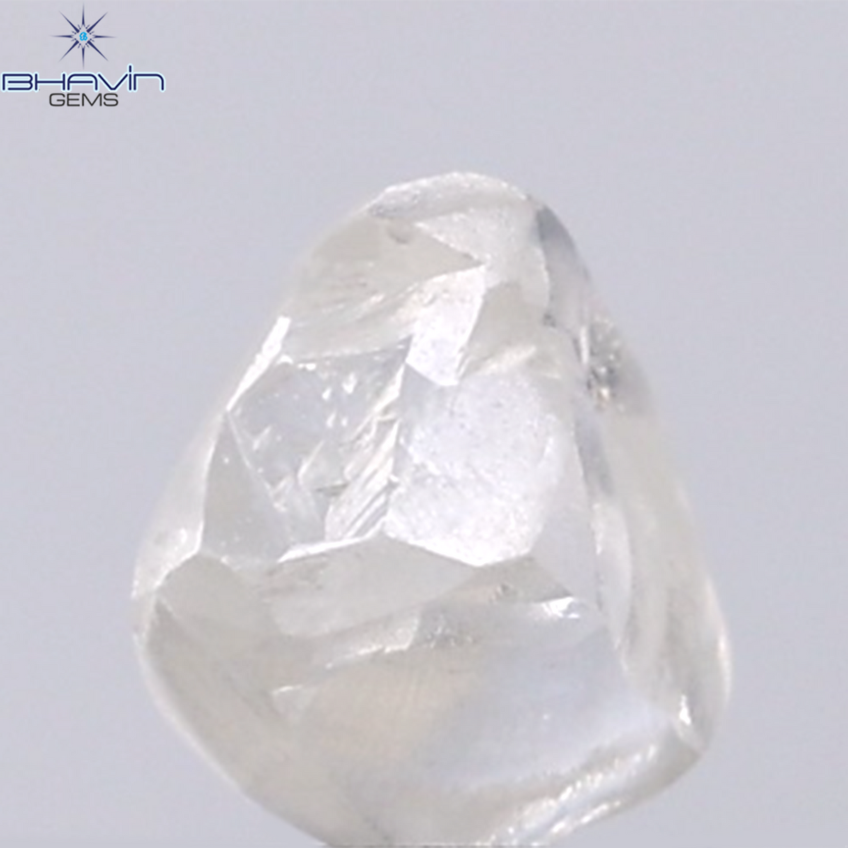 1.08 CT Natural Rough Diamond White Color Clarity VS (5.82 MM)