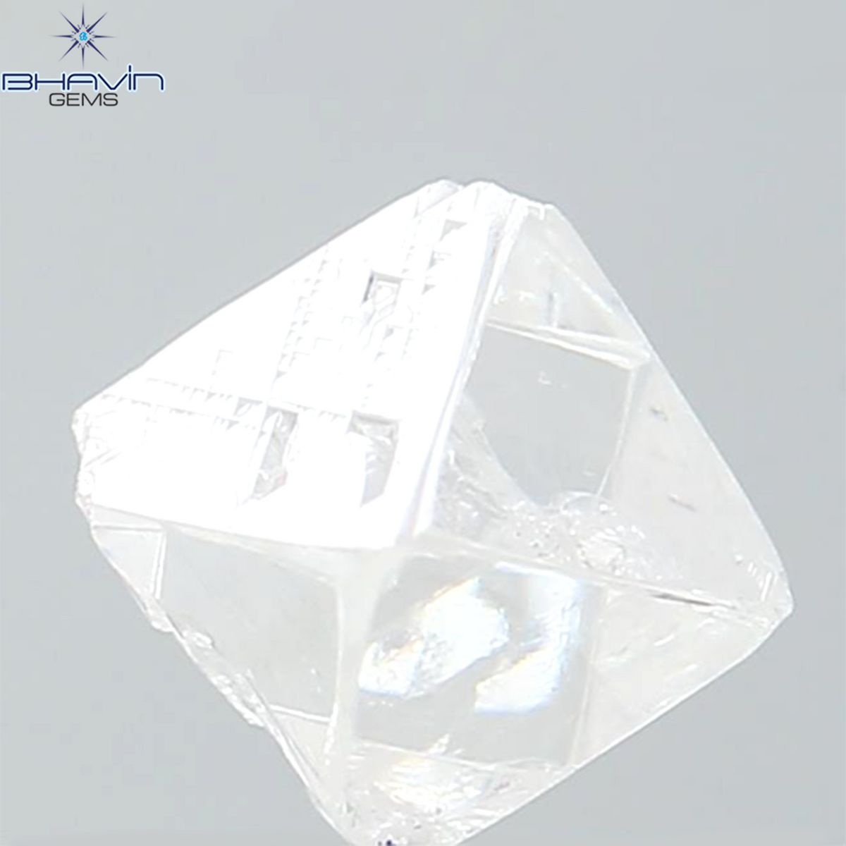 1.22 CT Natural Rough Diamond Pink Color Clarity VS (6.12 MM)