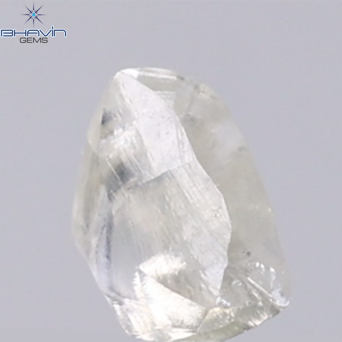 1.02 CT Natural Rough Diamond White Color Clarity VS (6.55 MM)
