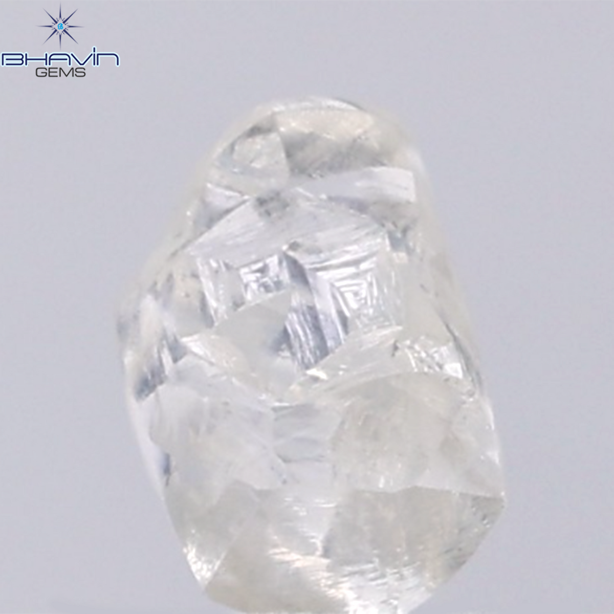 0.99 CT Natural Rough Diamond White Color Clarity VS (6.00 MM)