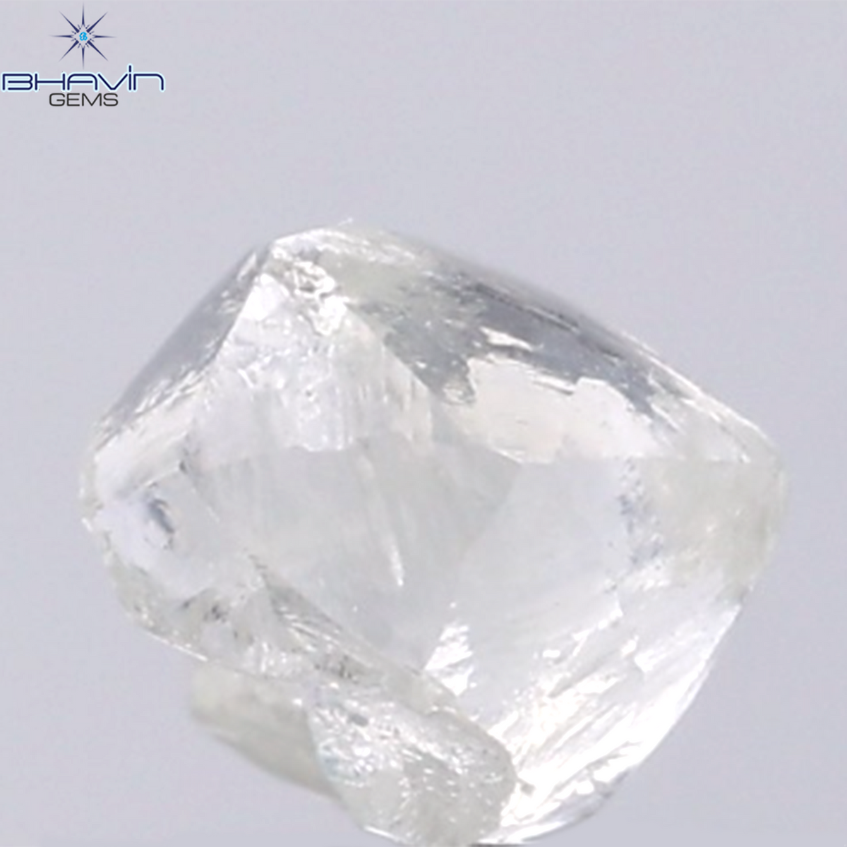 1.58 CT Natural Rough Diamond White Color Clarity VS (6.34 MM)