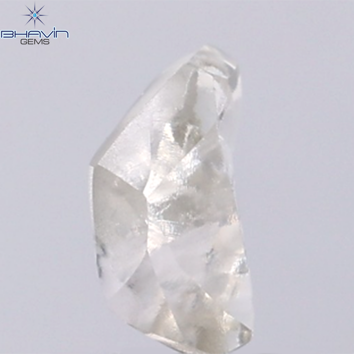 0.99 CT Natural Rough Diamond White Color Clarity VS (7.76 MM)