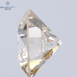 0.31 CT Natural Round Diamond Brown Color Clarity VS1 (4.41 MM)