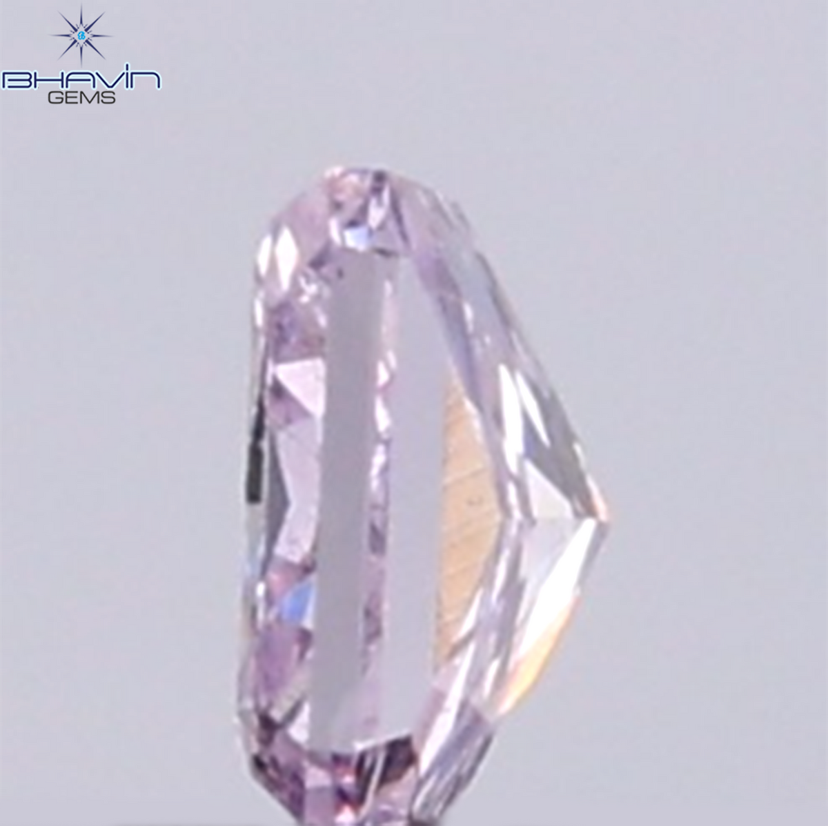 0.25 CT Natural Radiant Diamond Intense Pink Color Clarity VS1 (4.00 MM)