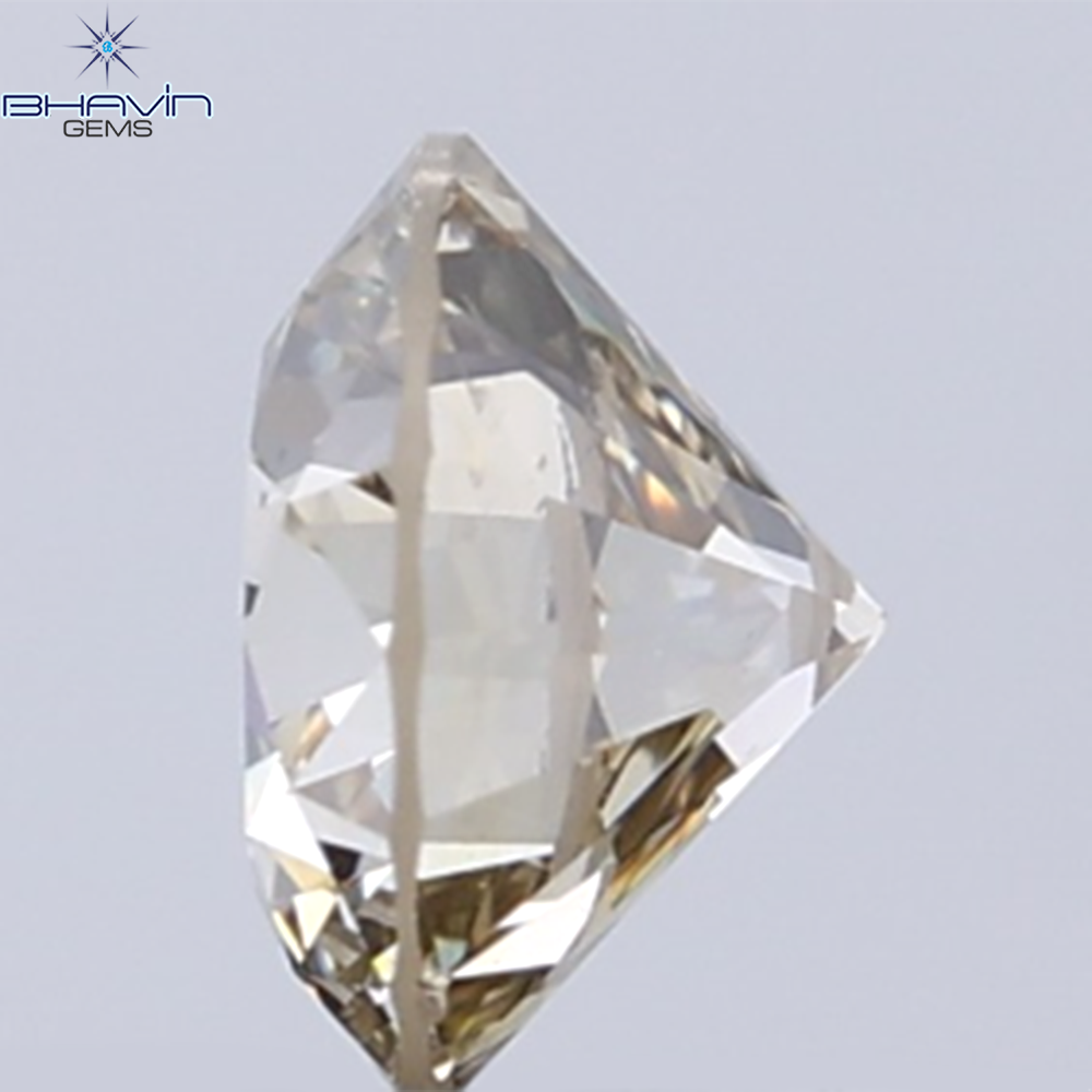 0.18 CT ラウンド ローズ カット シェイプ 天然ダイヤモンド ピンク色 I2 クラリティ (3.86 MM)