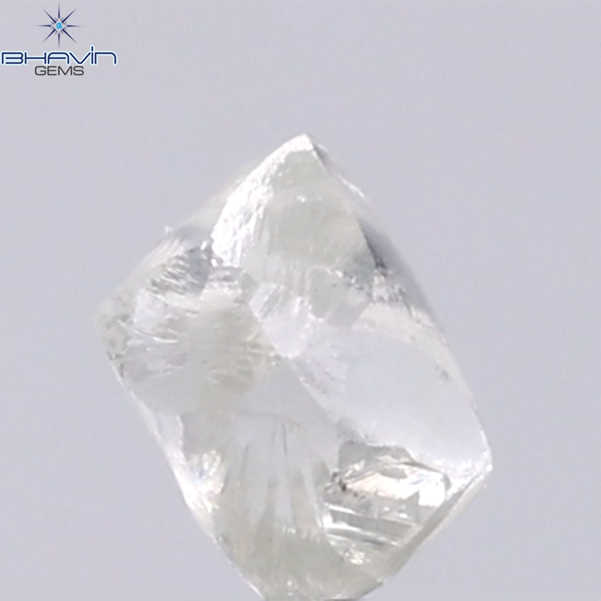 0.97 CT Natural Rough Diamond White Color Clarity VS (5.98 MM)