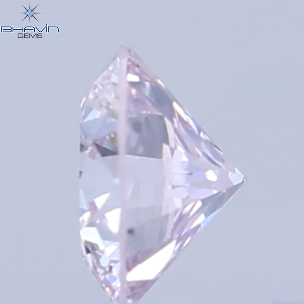 0.06 CT Natural Round Diamond Pink Color Clarity VS1 (2.40 MM)