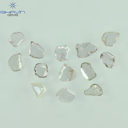 0.65 CT/13 Pcs Slice (Polki) Shape Natural Diamond White I3 Clarity (4.03 MM)