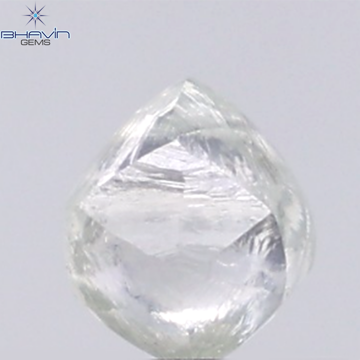 1.02 CT Natural Rough Diamond White Color Clarity VS (5.62 MM)