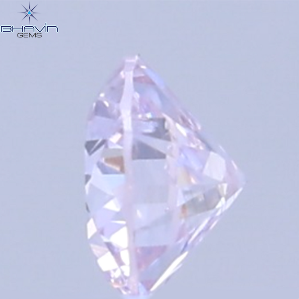 0.03 CT Natural Round Diamond Pink Color Clarity VS (1.9 MM)