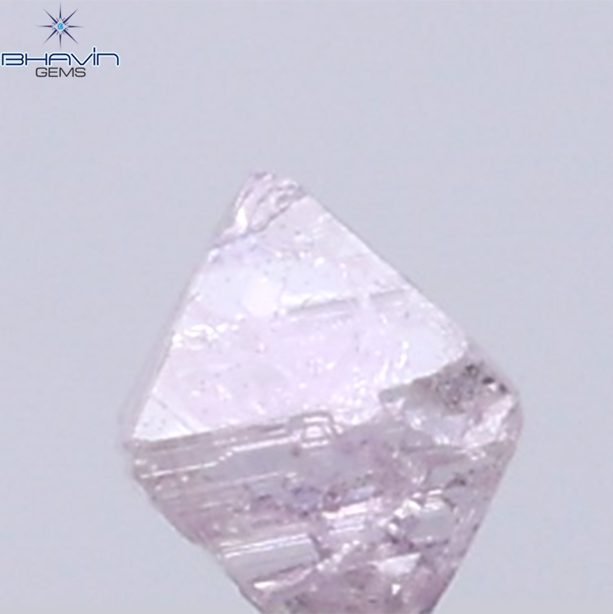 0.18 CT Natural Rough Diamond Pink Color Clarity I1 (3.08 MM)