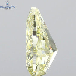 GIA認定 1.27 CT クッションダイヤモンド イエローカラー 天然ダイヤモンド VS1 クラリティ (5.97 MM)