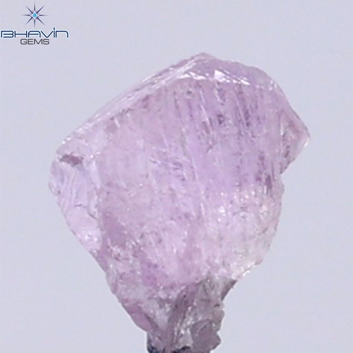 0.51 CT Natural Rough Diamond Pink Color Clarity I1 (5.18 MM)