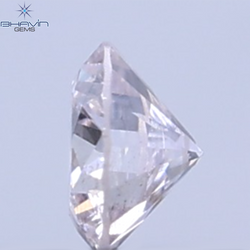 0.04 CT Natural Round Diamond Pink Color Clarity SI (2.0 MM)
