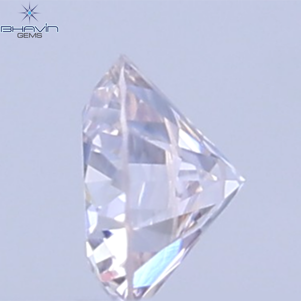 0.05 CT Natural Round Diamond Pink Color Clarity VS2 (2.3 MM)