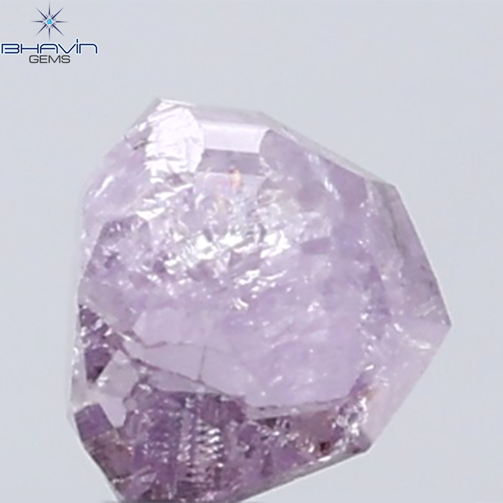 0.38 CT Cushion Diamond Natural Pink Color I3 Clarity (3.52 MM)
