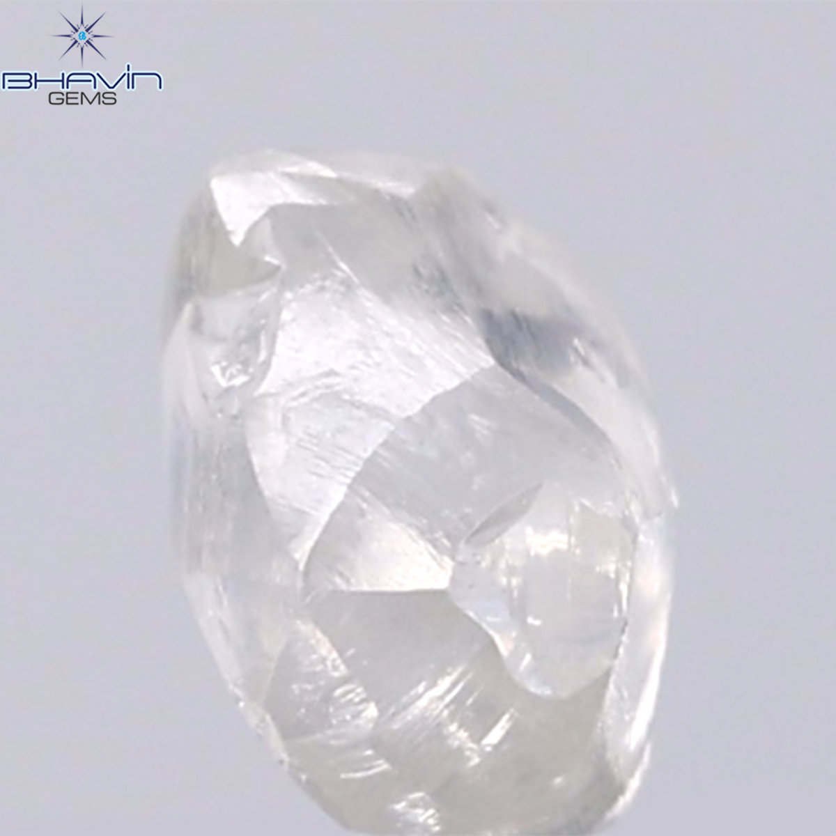 1.42 CT Natural Rough Diamond White Color Clarity VS (6.99 MM)