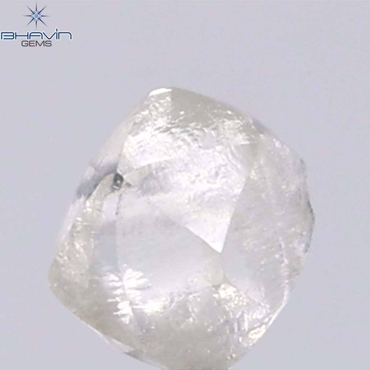0.94 CT Natural Rough Diamond White Color Clarity VS (5.51 MM)