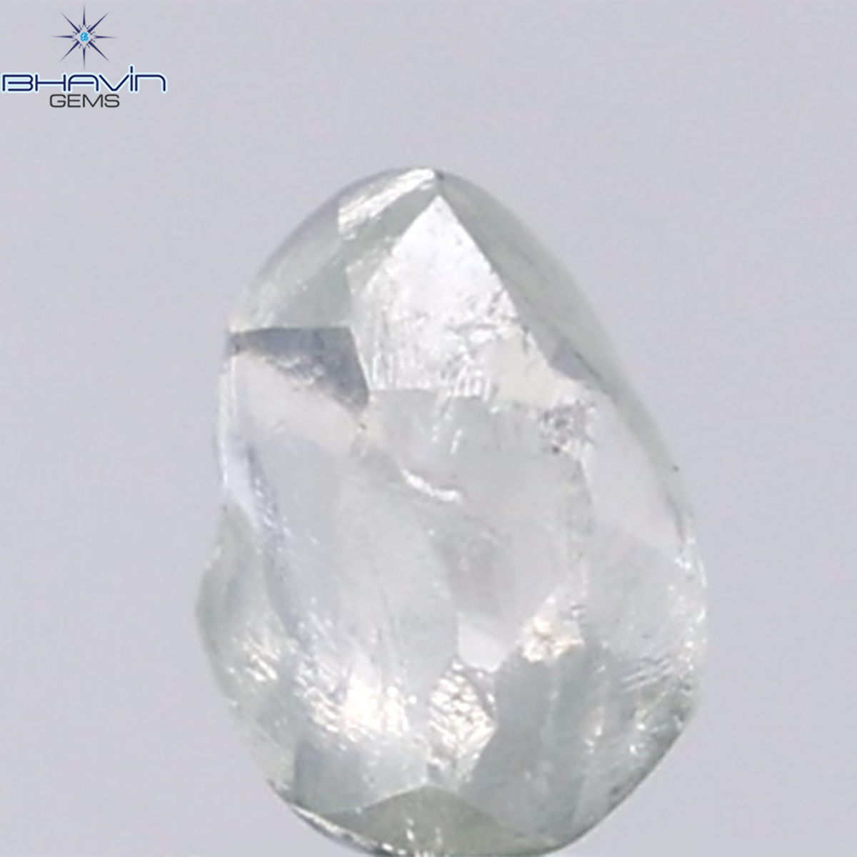 1.13 CT Natural Rough Diamond Green Color Clarity VS (6.58 MM)