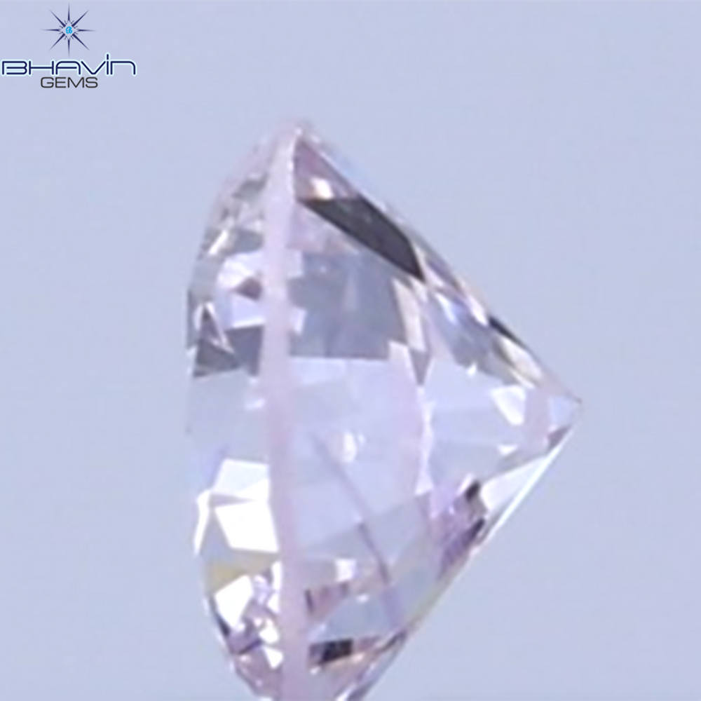 0.03 CT Natural Round Diamond Pink Color Clarity SI1 (1.90 MM)