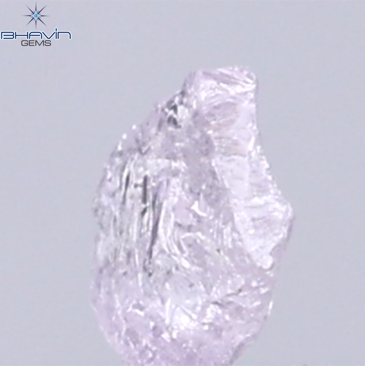0.13 CT Natural Rough Diamond Pink Color Clarity VS (3.98 MM)