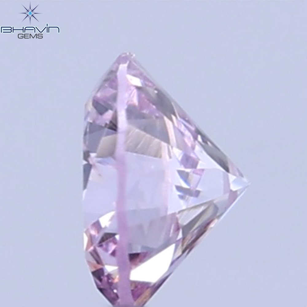 0.08 CT Natural Round Diamond Pink Color Clarity VS1 (2.70 MM)