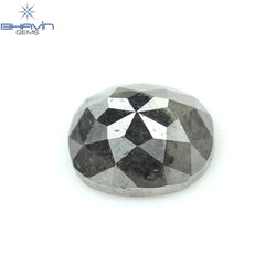 0.93 CT Oval Shape Natural Diamond Salt And Papper Color I3 Clarity (6.52 MM)