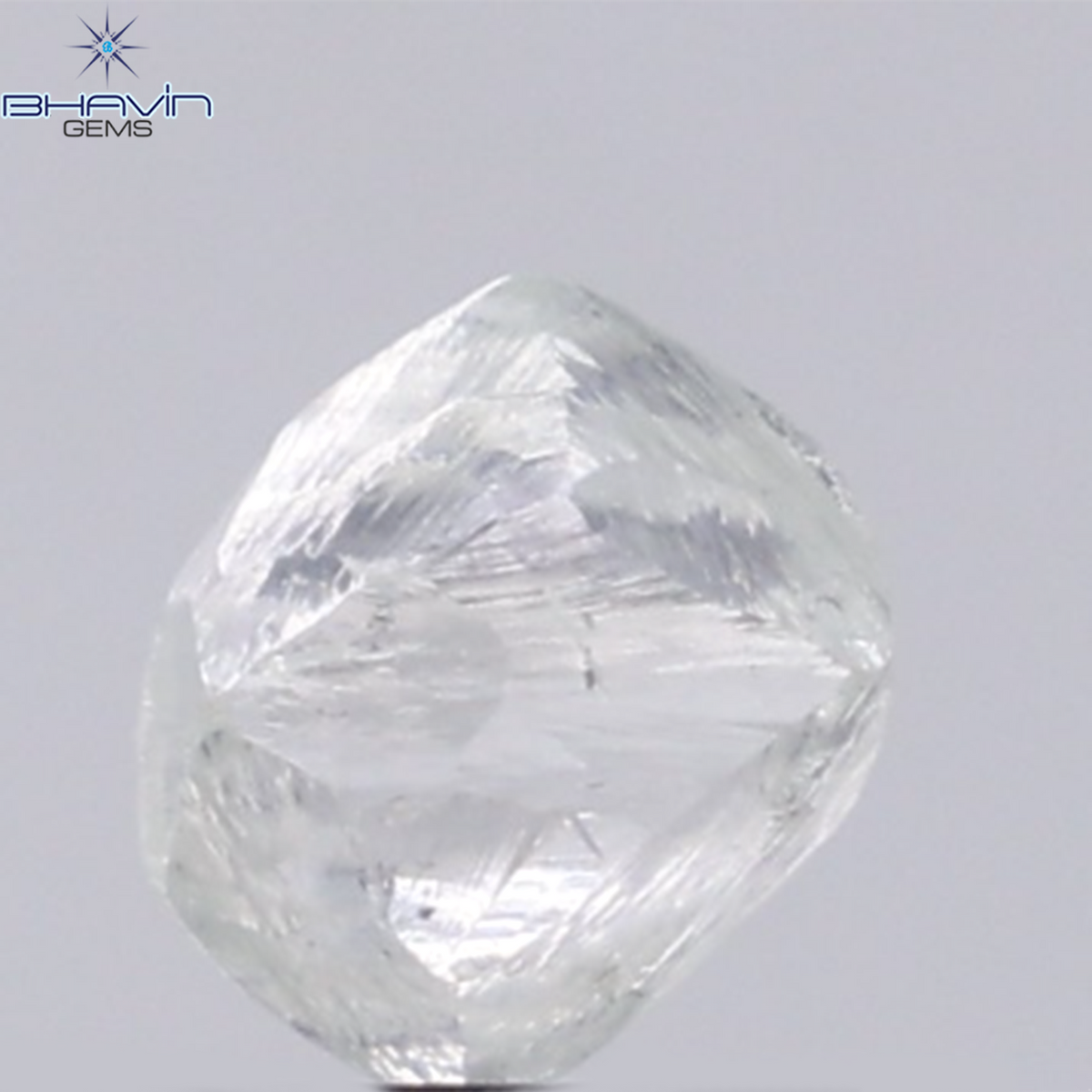 1.53 CT Natural Rough Diamond White Color Clarity VS (6.65 MM)
