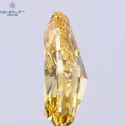 0.30 CT Natural Pear Diamond Orange Color Clarity VS2 (5.38 MM)