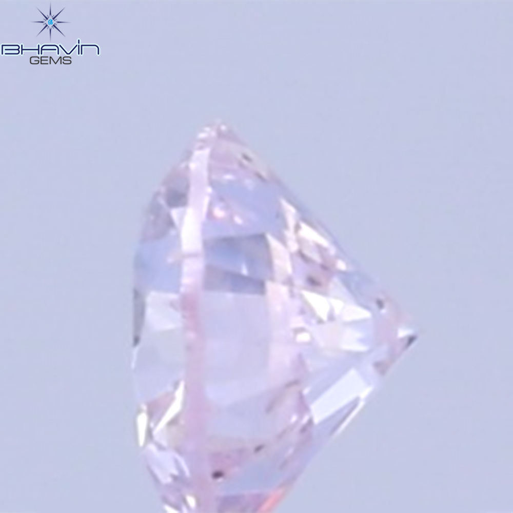 0.02 CT Natural Round Diamond Pink Color Clarity SI (1.6 MM)