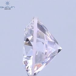 0.26 CT ラウンドシェイプ 天然ダイヤモンド ピンクカラー VS1 クラリティ (4.10 MM)