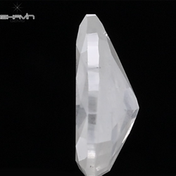 1.00 CT Natural Pear Diamond White Milky Color Clarity I3 (8.31 MM)