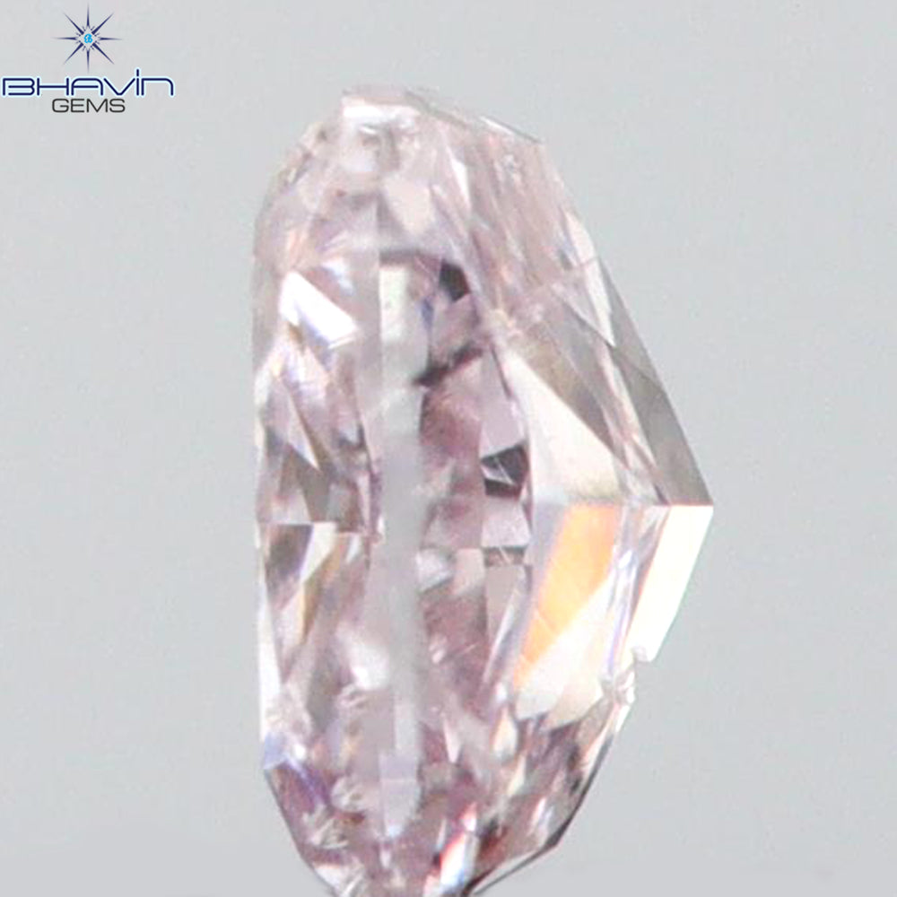 0.10 CT Cushion Shape Natural Diamond Pink Color SI2 Clarity (2.80 MM)