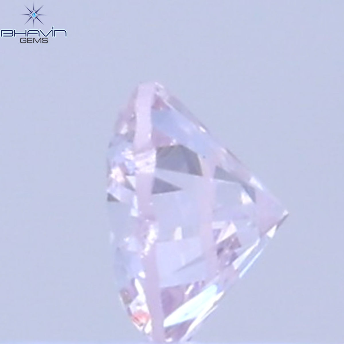 0.26 CT ラウンドシェイプ 天然ダイヤモンド ピンクカラー VS1 クラリティ (4.10 MM)