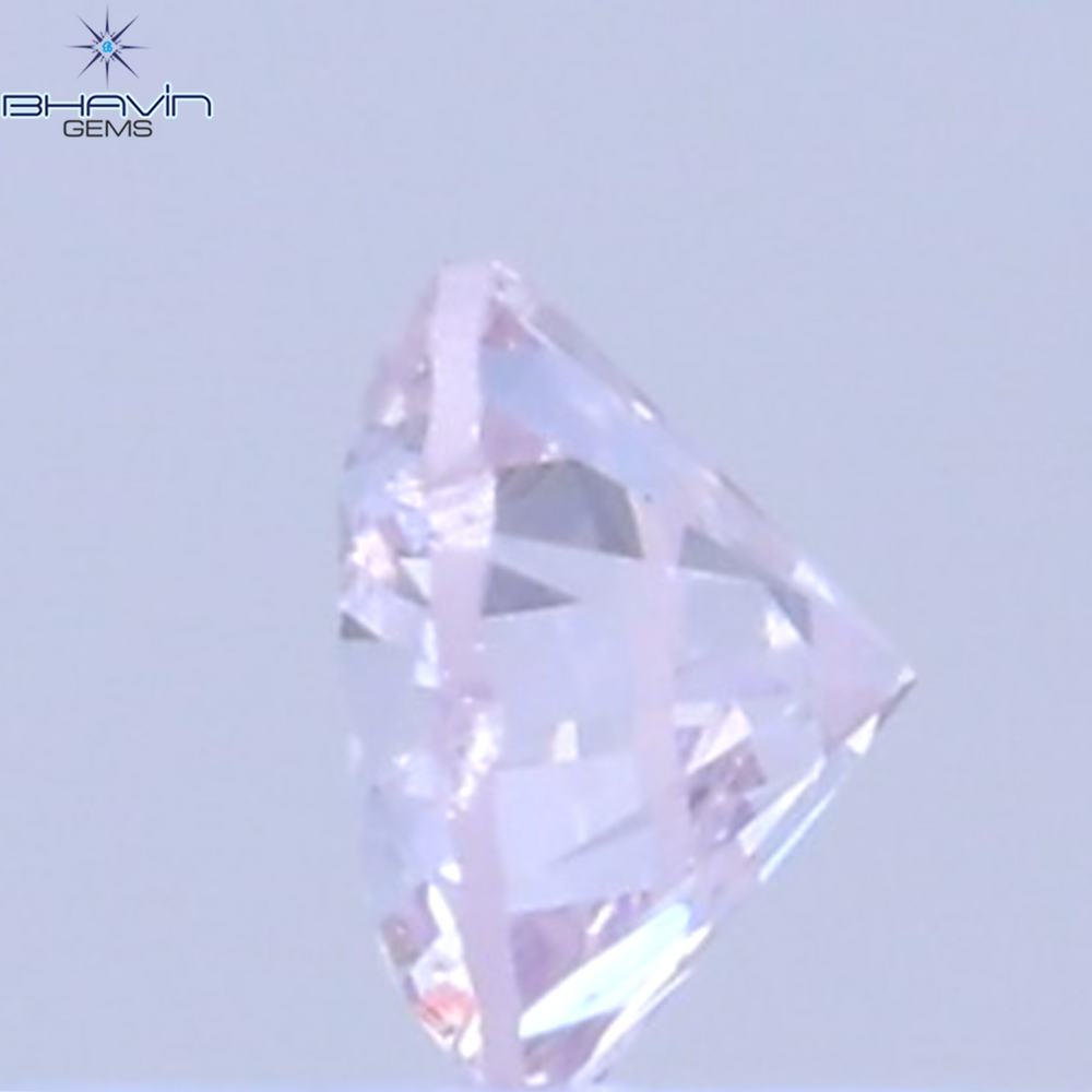 0.03 CT Natural Round Diamond Pink Color Clarity SI (1.9 MM)