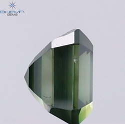1.00 CT Natural Emerald Diamond Enhanced Bluish Green Color Clarity SI (5.34 MM)