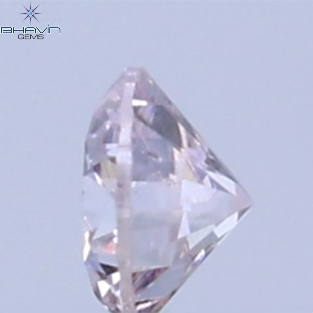 0.02 CT Natural Round Diamond Pink Color Clarity SI (1.60 MM)