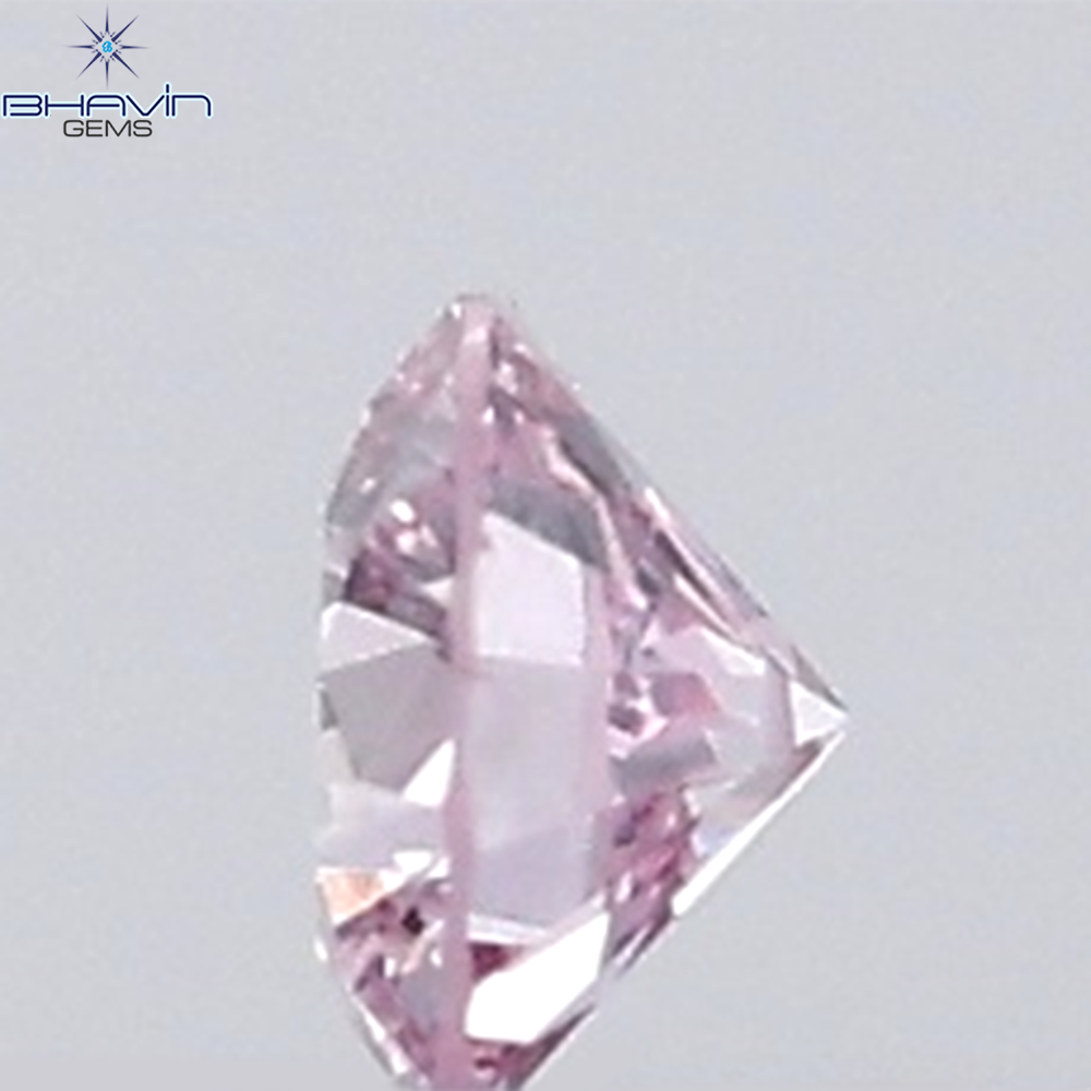 0.03 CT Round Natural Diamond Pink (Argyle) Color VS Clarity