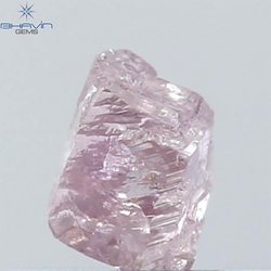 0.35 CT Rough Shape Natural Diamond Pink Color SI Clarity (3.45 MM)