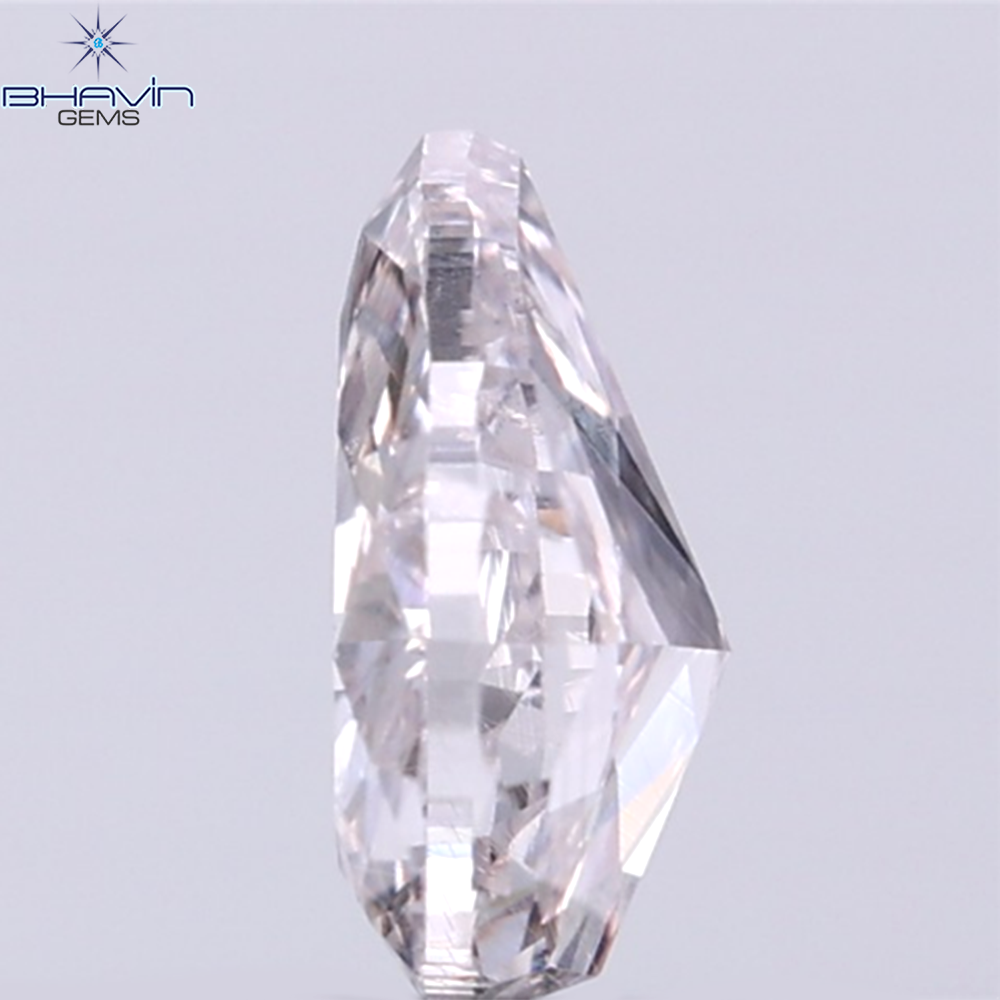 GIA Certified 0.50 CT Pear Diamond Pink Color Natural Loose Diamond (6.17 MM)