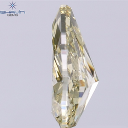 GIA Certified 2.00 CT Pear Diamond Brownish Greenish Yellow (CHAMELEON) Color Natural Loose Diamond (10.72 MM)