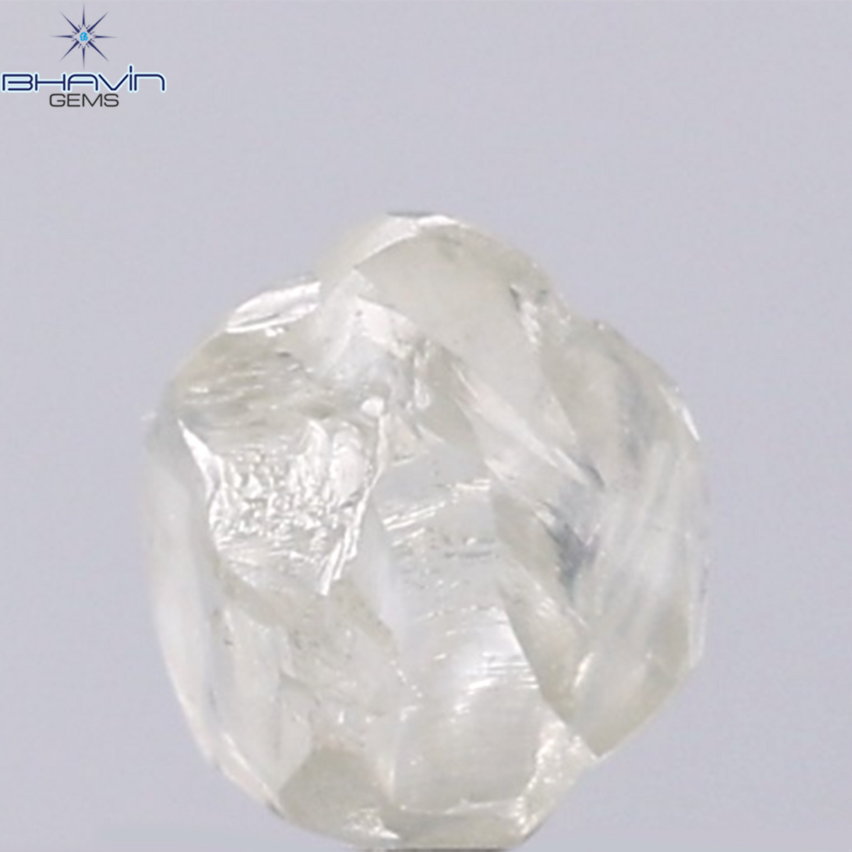 0.91 CT Natural Rough Diamond White Color Clarity VS (6.00 MM)