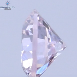 0.07 CT Natural Round Diamond Pink Color Clarity VS2 (2.36 MM)