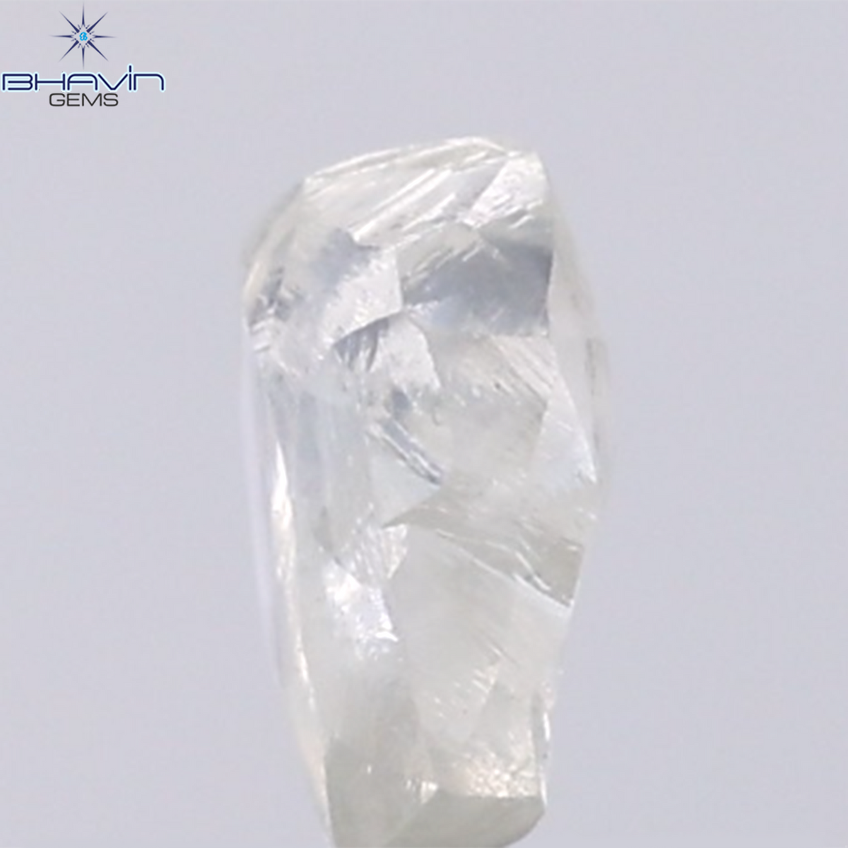 1.01 CT Natural Rough Diamond White Color Clarity VS (6.46 MM)