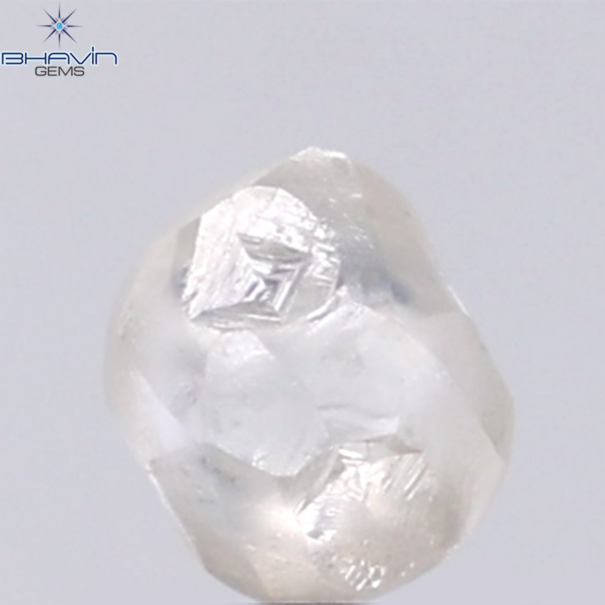 1.27 CT Natural Rough Diamond White Color Clarity VS (5.20 MM)