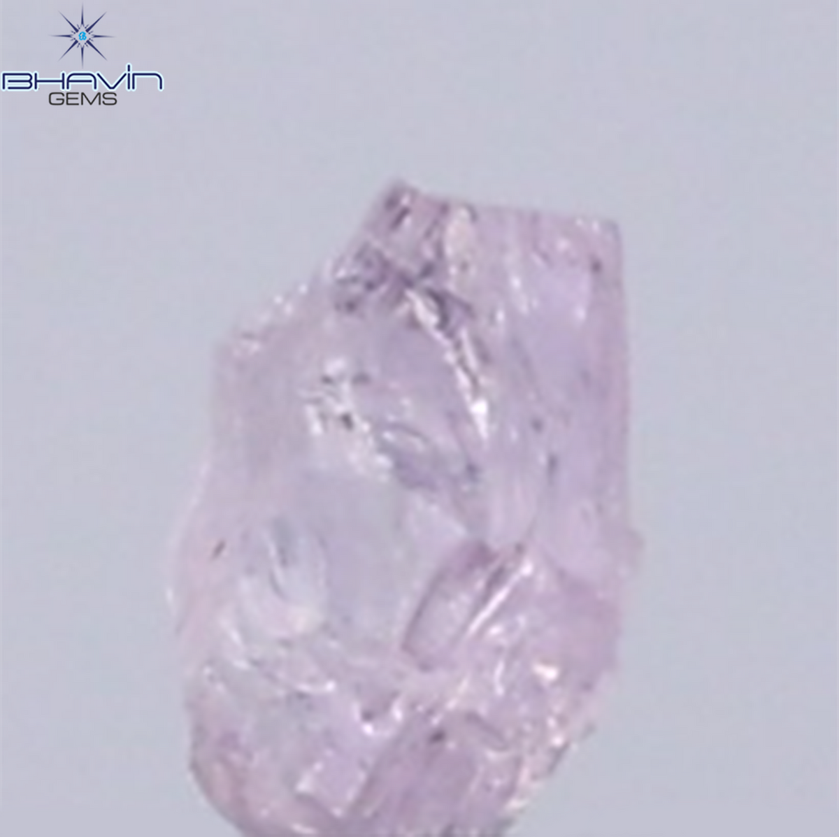 0.08 CT Natural Rough Diamond Pink Color Clarity VS (2.91 MM)