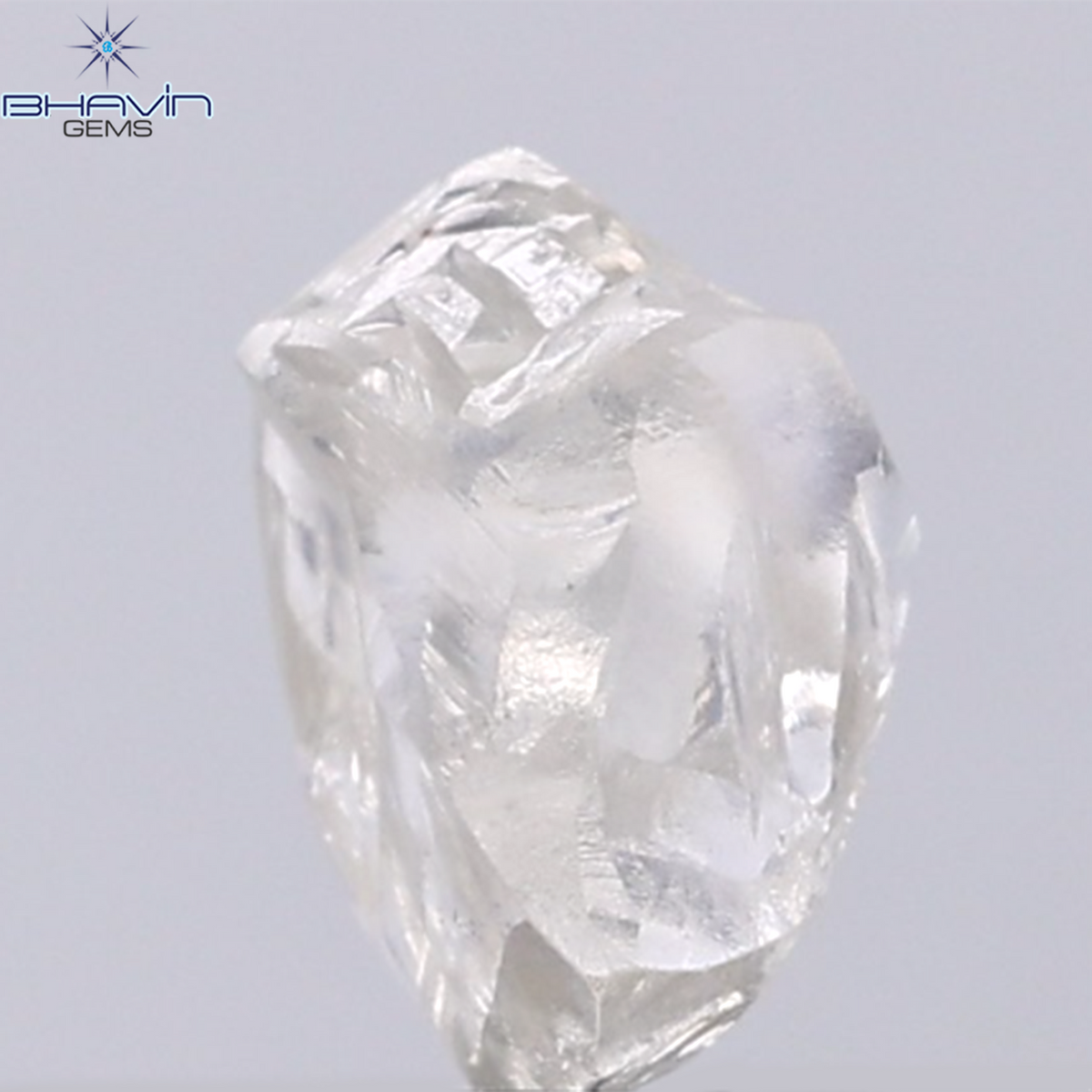 1.42 CT Natural Rough Diamond White Color Clarity VS (7.34 MM)